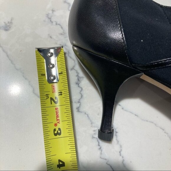 PREVATA Sz 9B Fabric and Leather 2” Heel Y2K  Style Made in Italy Shoes - Picture 7 of 10